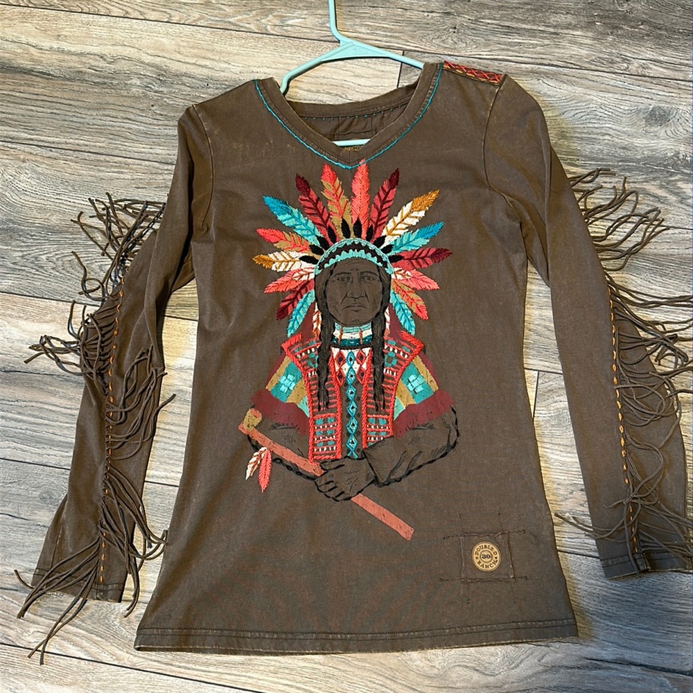 Double D Ranch longsleeve shirt Small S